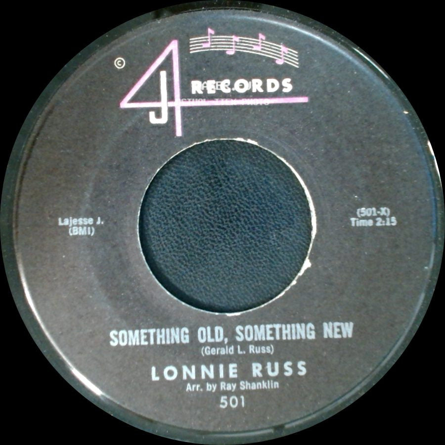 Lonnie Russ - My Wife Can't Cook / Something Old, Something New side B