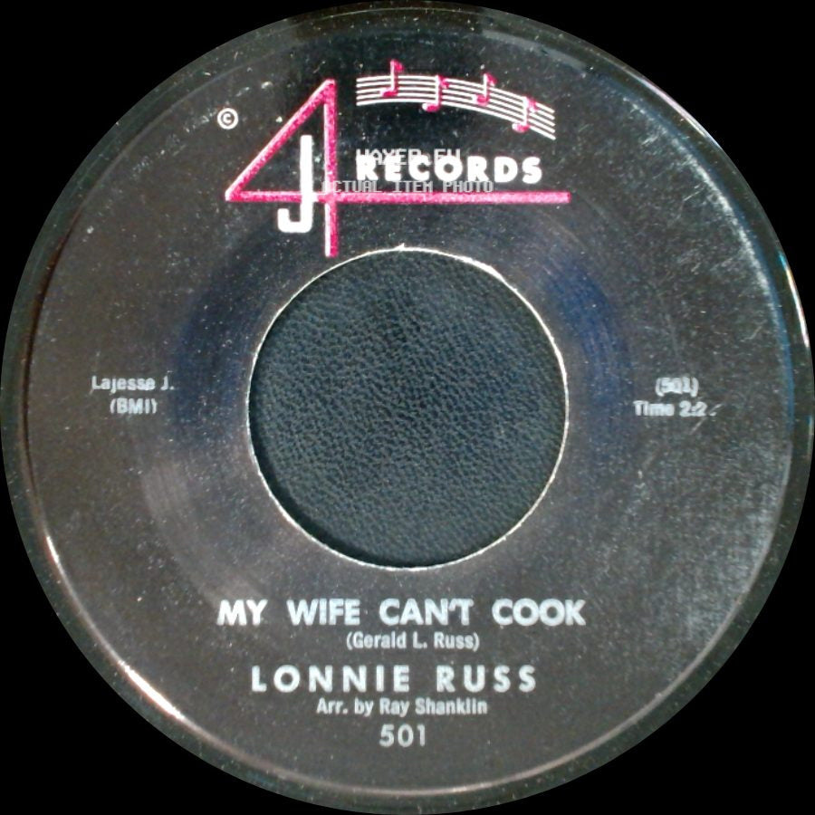Lonnie Russ - My Wife Can't Cook / Something Old, Something New side A