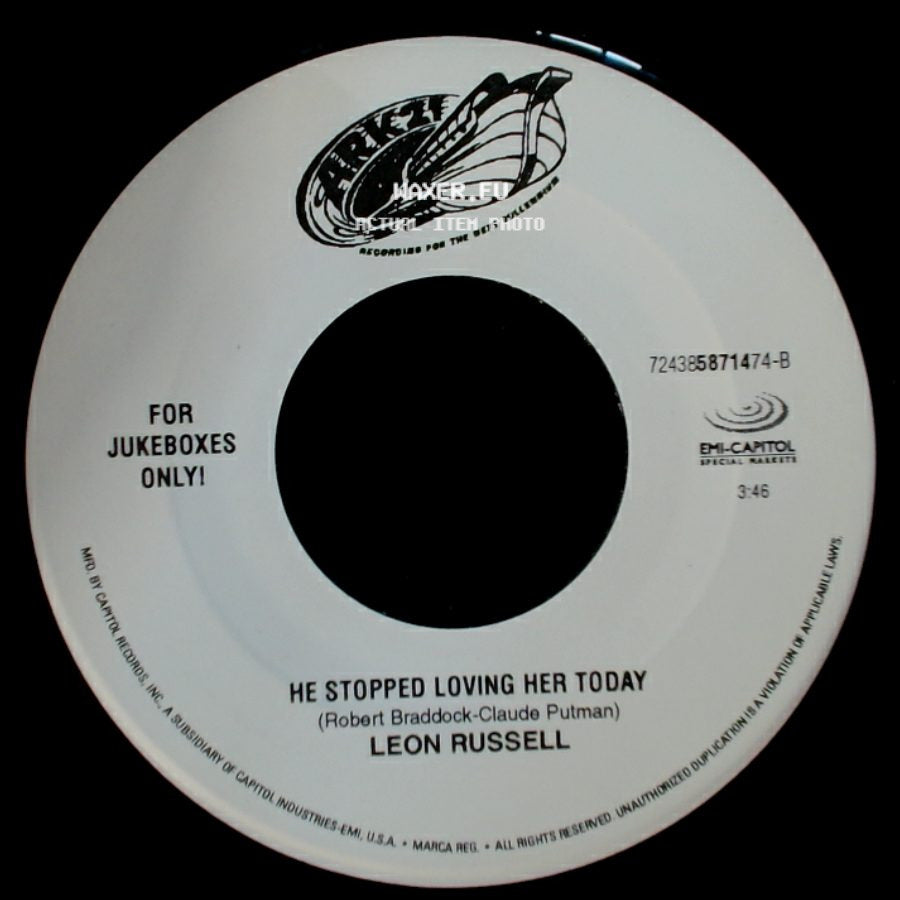 Leon Russell - Daddy Sang Bass / He Stopped Loving Her Today side B