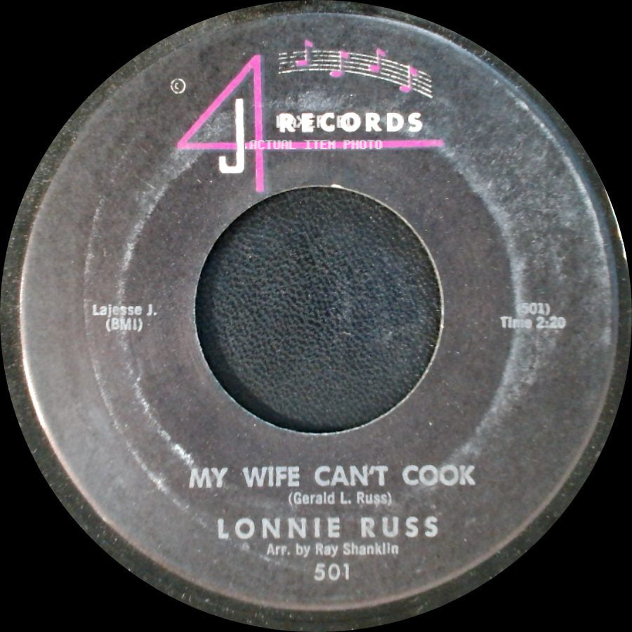 Lonnie Russ - My Wife Can't Cook / Something Old, Something New side A