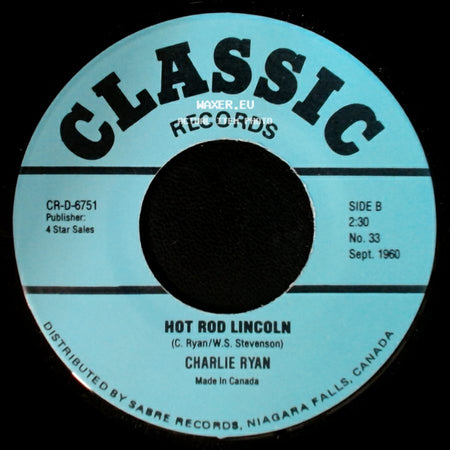 Big Dee Irwin / Charlie Ryan - Swinging On A Star / Hot Rod Lincoln side B