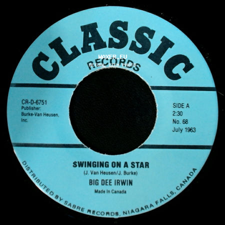 Big Dee Irwin / Charlie Ryan - Swinging On A Star / Hot Rod Lincoln side A