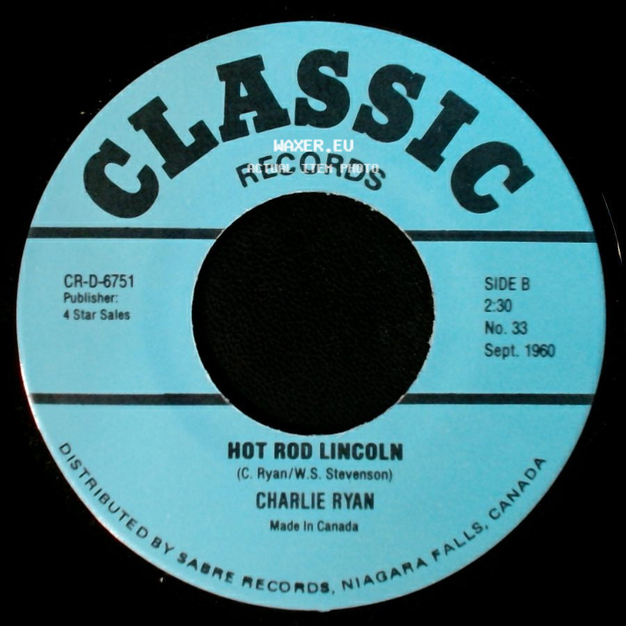 Big Dee Irwin / Charlie Ryan - Swinging On A Star / Hot Rod Lincoln side B