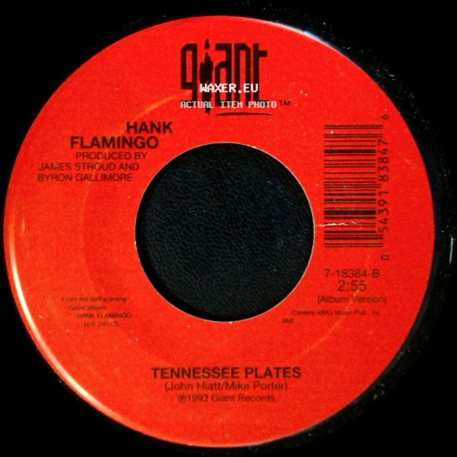 Hank Flamingo - Tennessee Plates / Baby It's You side A