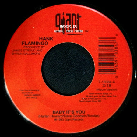 Hank Flamingo - Tennessee Plates / Baby It's You side B