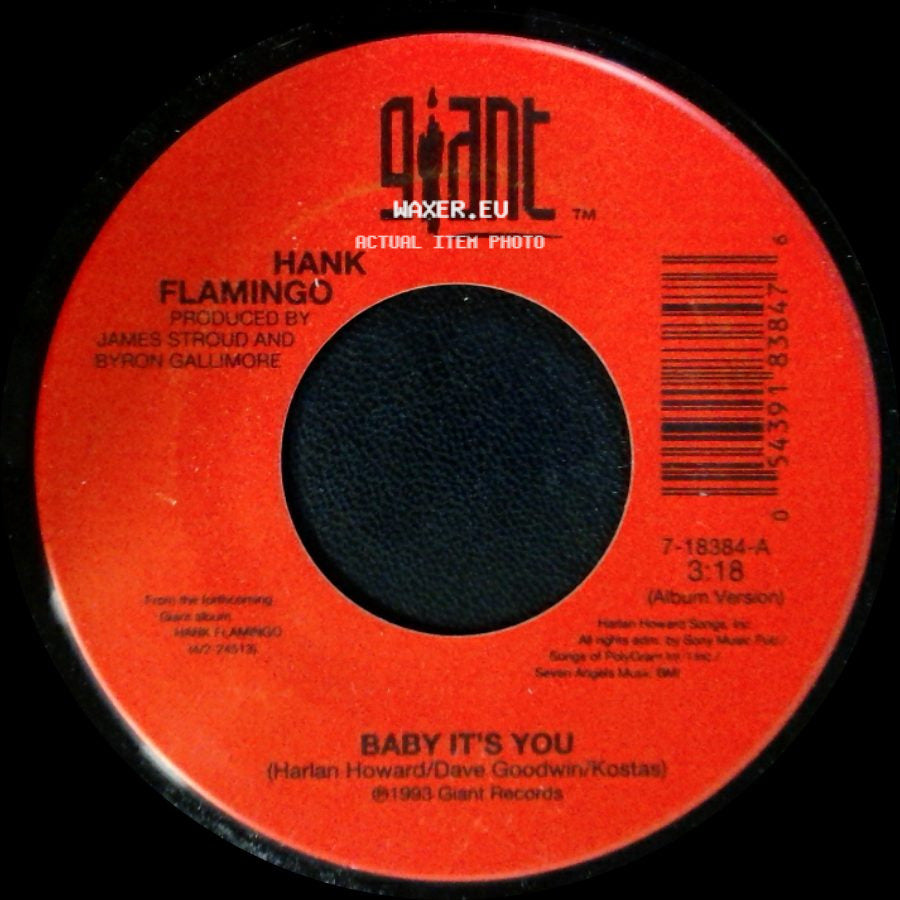 Hank Flamingo - Tennessee Plates / Baby It's You side B