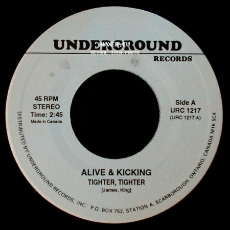 Alive & Kicking / Freddy Cannon & The Belmonts - Tighter, Tighter / Let's Put The Fun Back In Rock N Roll side A