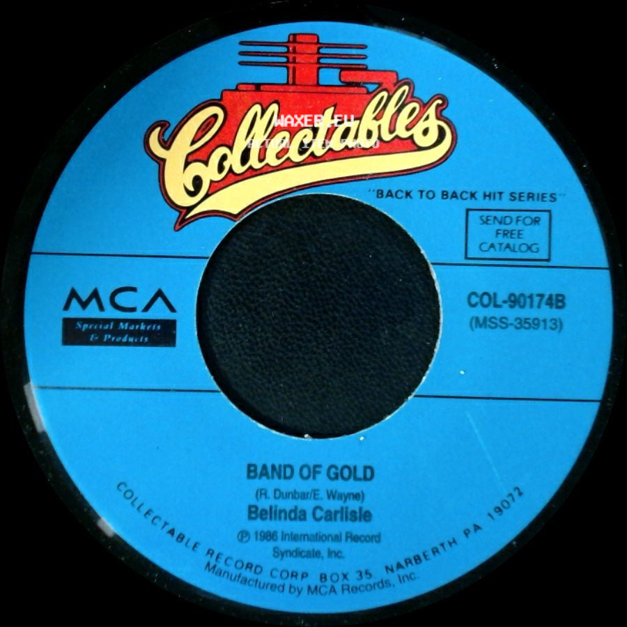 Belinda Carlisle - Band Of Gold / Mad About You side A
