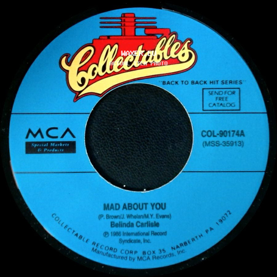 Belinda Carlisle - Band Of Gold / Mad About You side B