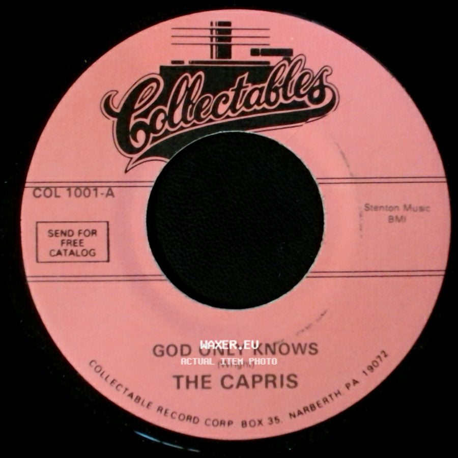 The Capris - That's What You're Doing To Me / God Only Knows side B