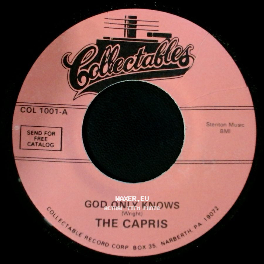 The Capris - That's What You're Doing To Me / God Only Knows side B