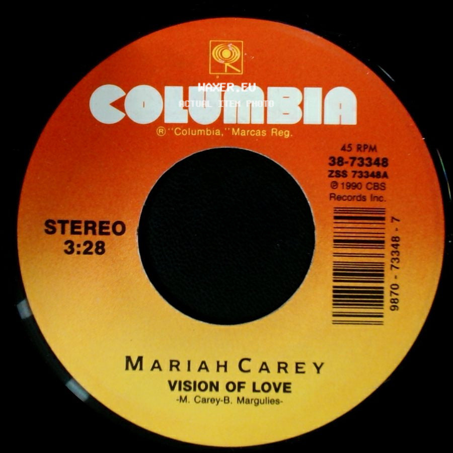 Mariah Carey - Vision Of Love / Unknown Title B side A
