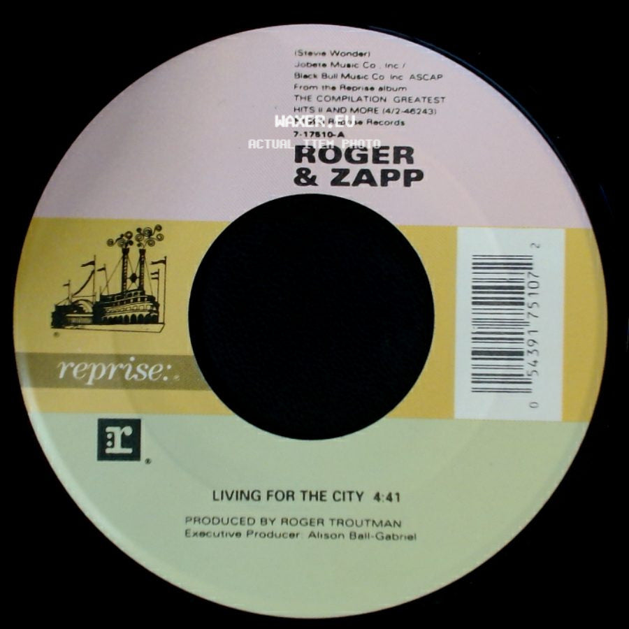 Roger & Zapp - Living For The City / Living For The City side A
