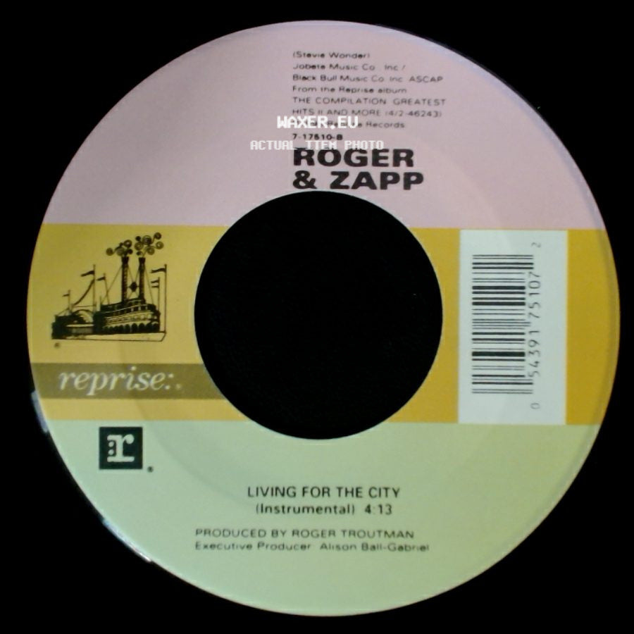 Roger & Zapp - Living For The City / Living For The City side B