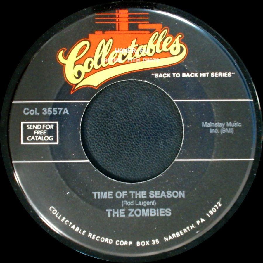 The Zombies - Time Of The Season / Unknown Title B side A