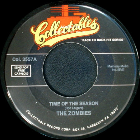 The Zombies - Time Of The Season / Unknown Title B side A