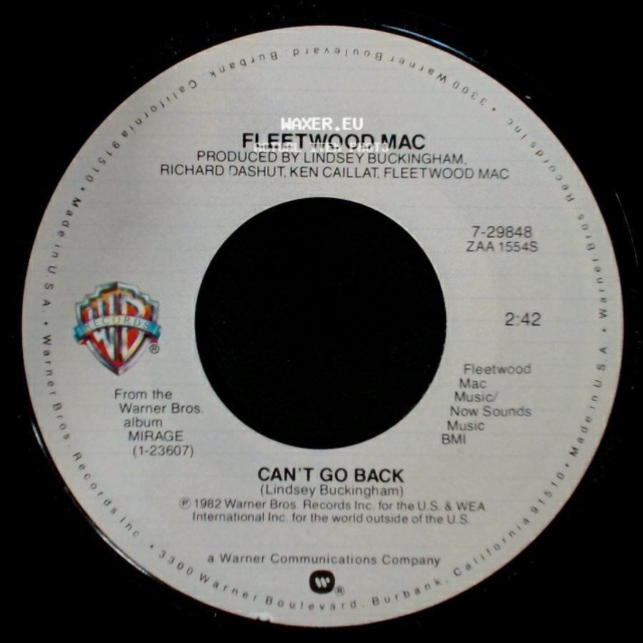 Fleetwood Mac - Love In Store / Can't Go Back side B