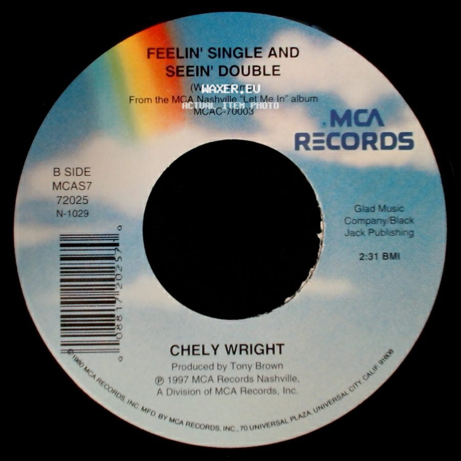 Chely Wright - Just Another Heartache / Feelin' Single And Seein' Double side B