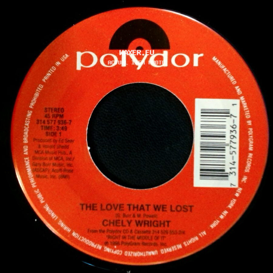 Chely Wright - The Love That We Lost / Gotta Get Good At Givin' Again side A