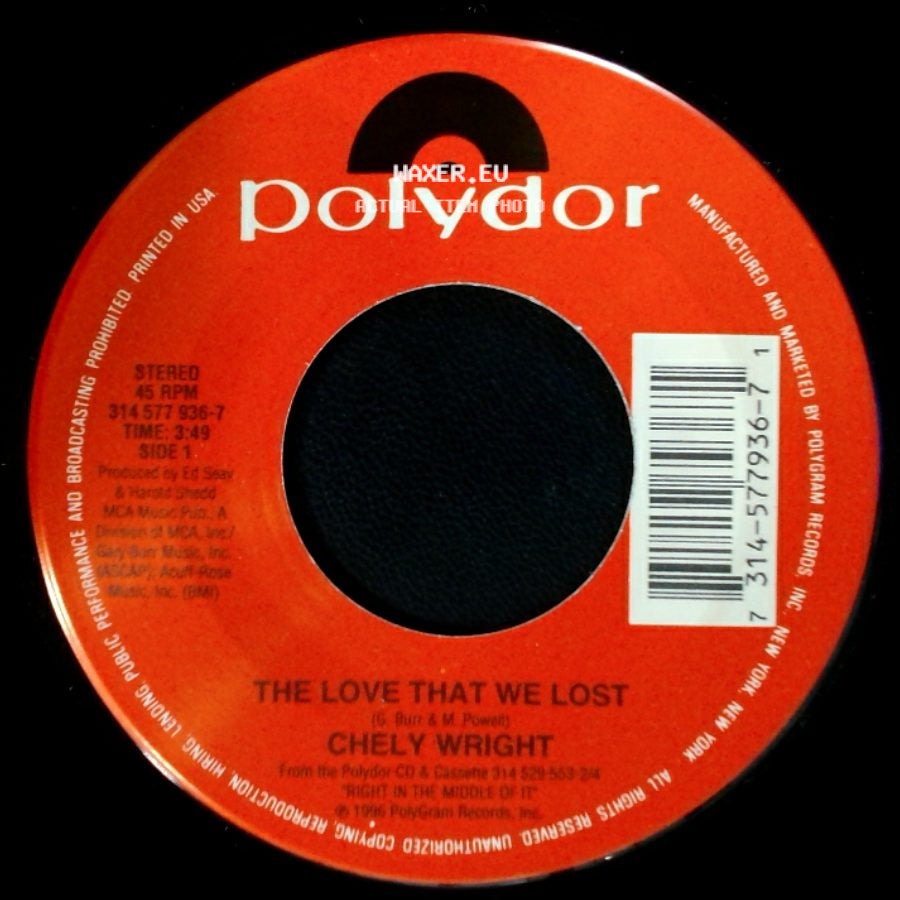 Chely Wright - The Love That We Lost / Gotta Get Good At Givin' Again side A