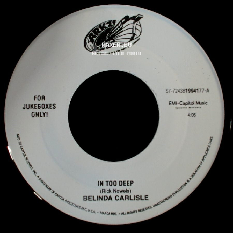 Belinda Carlisle - In Too Deep / California side A