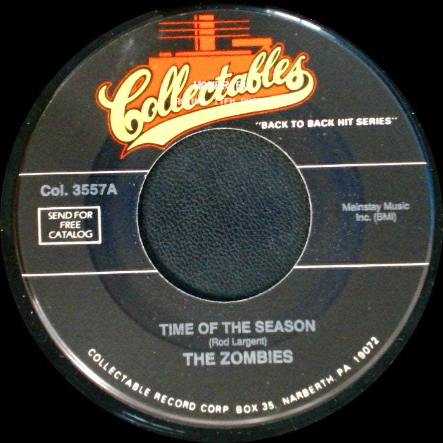The Zombies - She's Coming Home / Time Of The Season side B