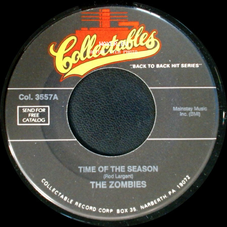 The Zombies - Time Of The Season / She's Coming Home side A