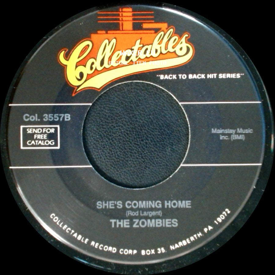 The Zombies - Time Of The Season / She's Coming Home side B