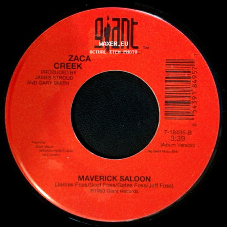 Zaca Creek - Fly Me South / Maverick Saloon side B