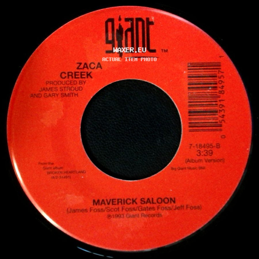Zaca Creek - Fly Me South / Maverick Saloon side B