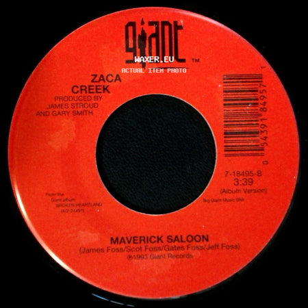 Zaca Creek - Fly Me South / Maverick Saloon side B