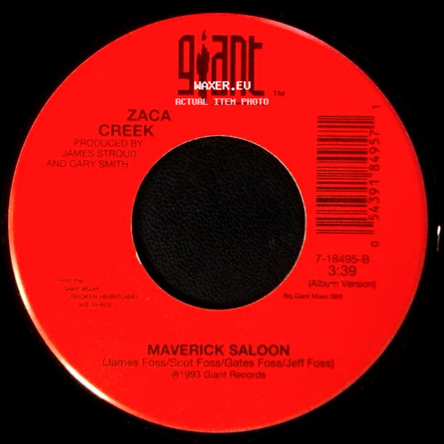 Zaca Creek - Fly Me South / Maverick Saloon side B
