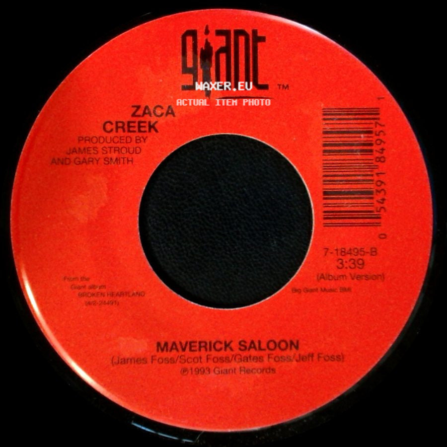 Zaca Creek - Fly Me South / Maverick Saloon side B
