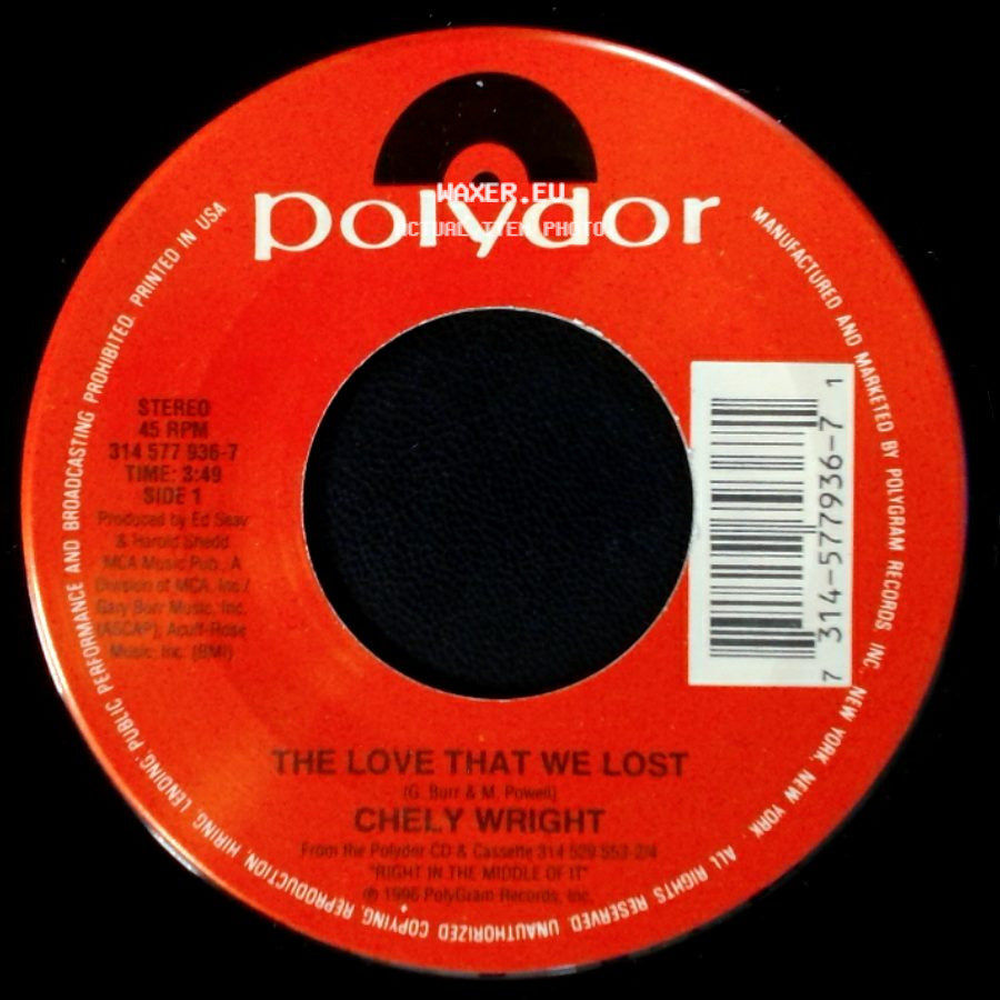Chely Wright - The Love That We Lost / Gotta Get Good At Givin' Again side A