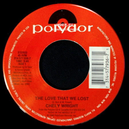 Chely Wright - The Love That We Lost / Gotta Get Good At Givin' Again side A
