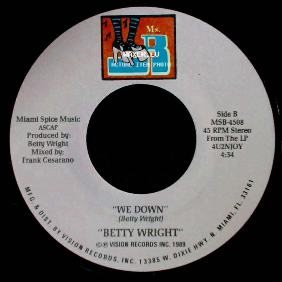 Betty Wright - Quiet Storm / We Down side B