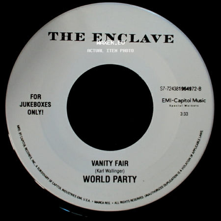 World Party - Call Me Up / Vanity Fair side B