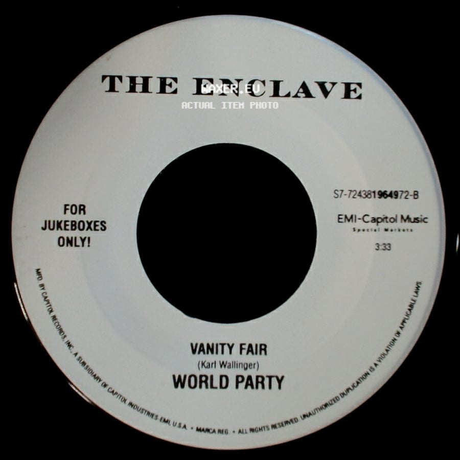 World Party - Vanity Fair / Call Me Up side A