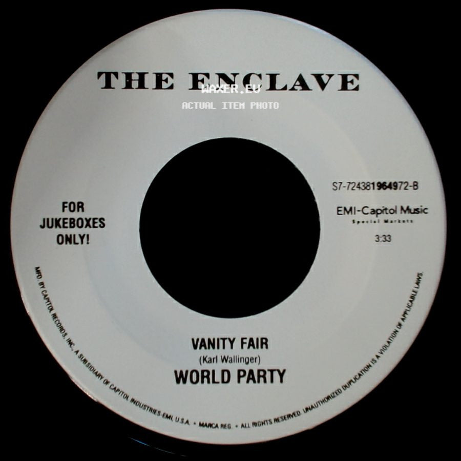 World Party - Call Me Up / Vanity Fair side B