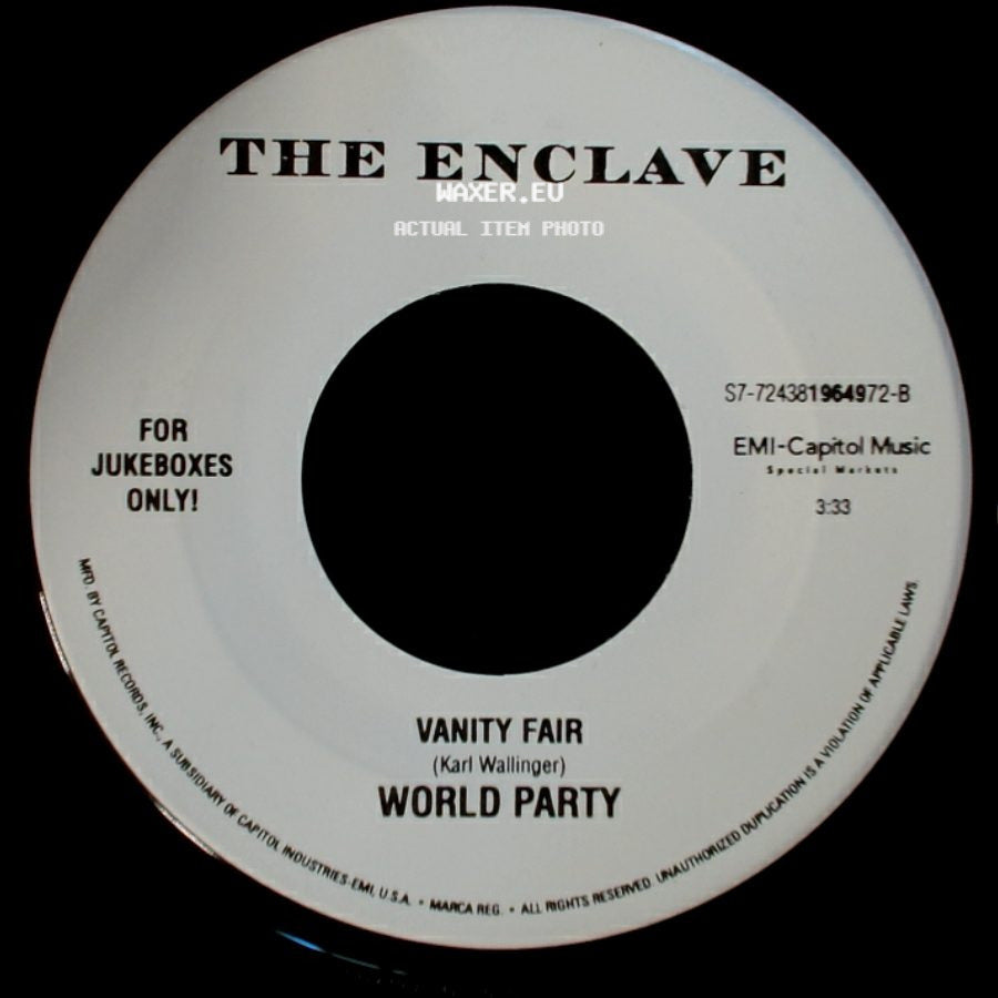 World Party - Vanity Fair / Call Me Up side A