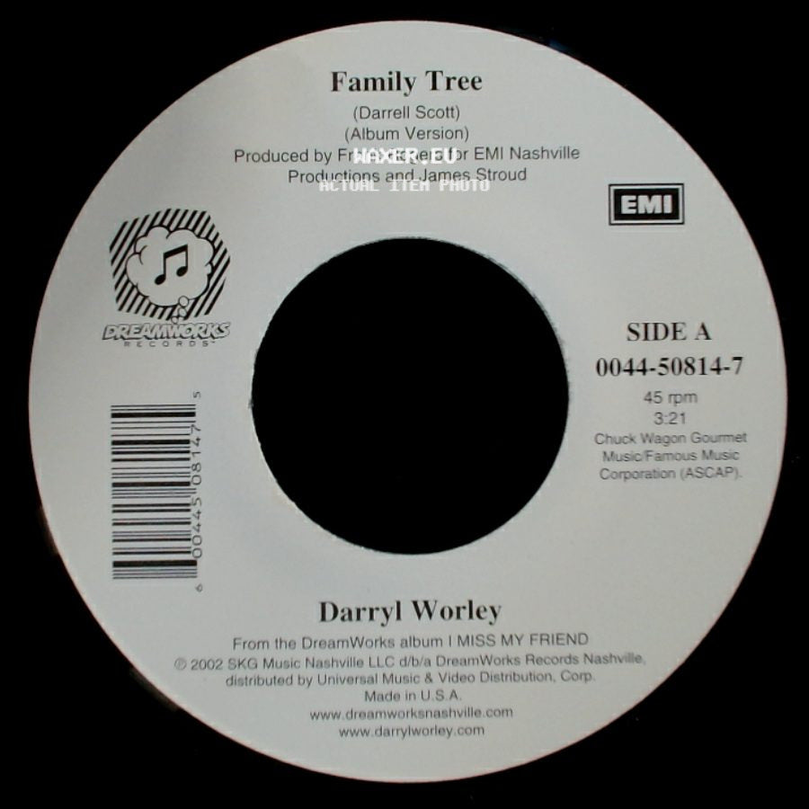 Darryl Worley - Family Tree / Back Where I Belong side A