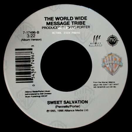 The World Wide Message Tribe / Message Tribe - $Weet Salvation / The Real Thing side A