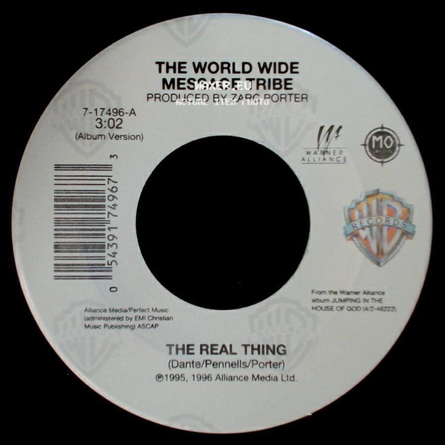 The World Wide Message Tribe - The Real Thing / Sweet Salvation side A