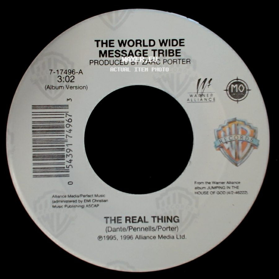 The World Wide Message Tribe / Message Tribe - The Real Thing / Sweet Salvation side A