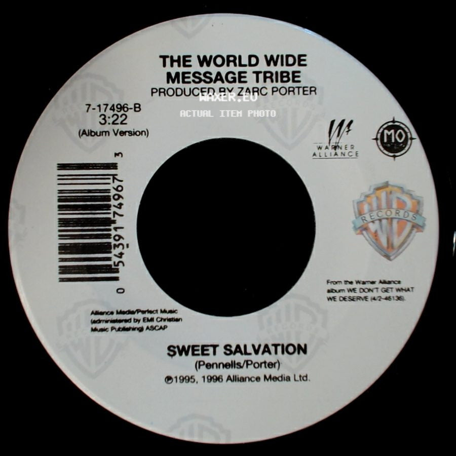 The World Wide Message Tribe / Message Tribe - The Real Thing / Sweet Salvation side B
