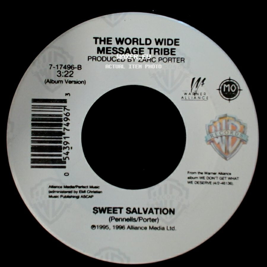 Message Tribe / The Real Thing - Sweet Salvation / The World Wide Message Tribe side A