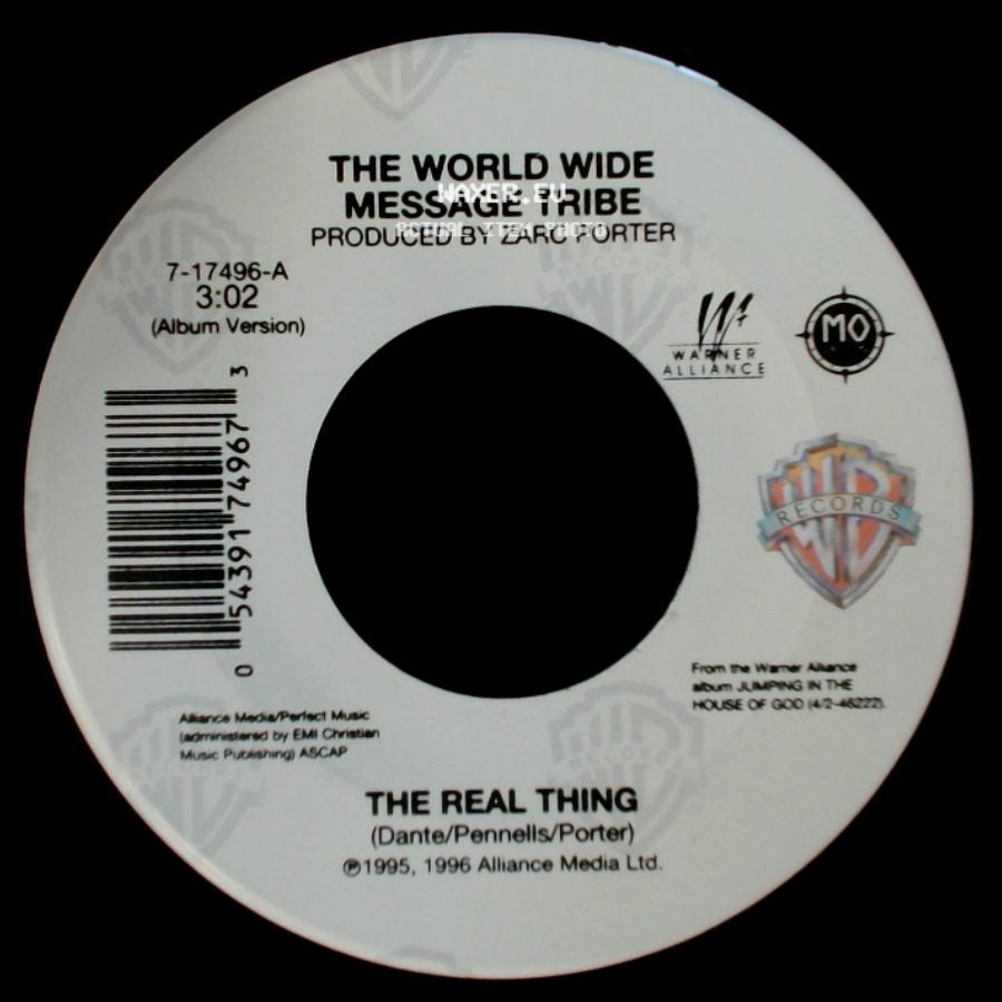 Message Tribe / The Real Thing - Sweet Salvation / The World Wide Message Tribe side B