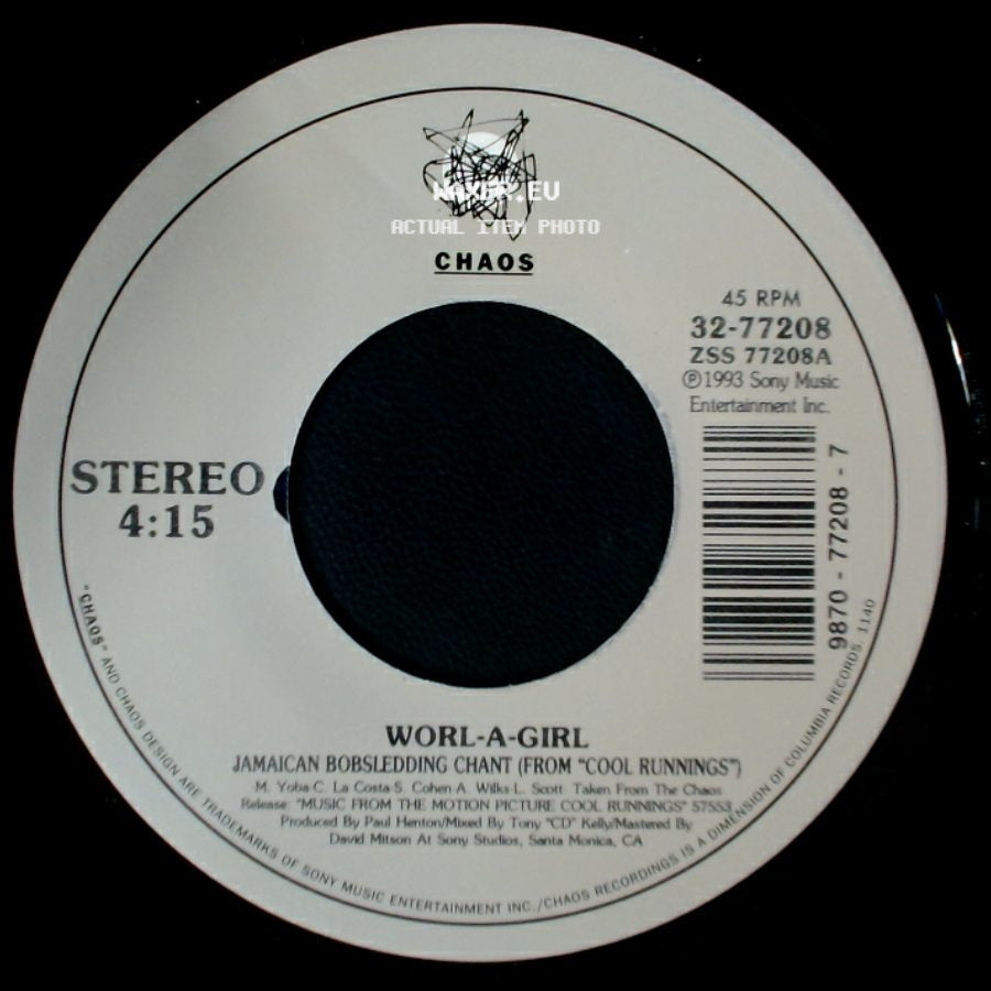 X-Amount / Worl-A-Girl - Worl-A-Girl / Jamaican Bobsledding Chant (From "Cool Runnings") side B