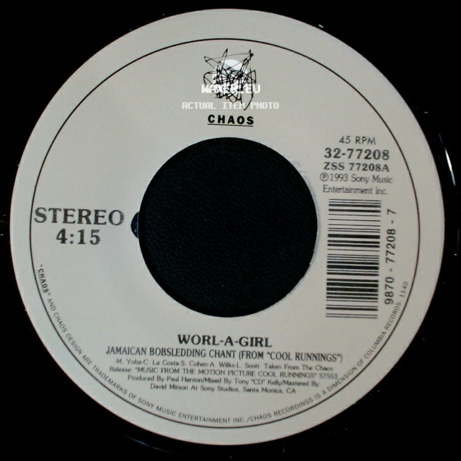 X-Amount / Worl-A-Girl - Worl-A-Girl / Jamaican Bobsledding Chant (From "Cool Runnings") side B