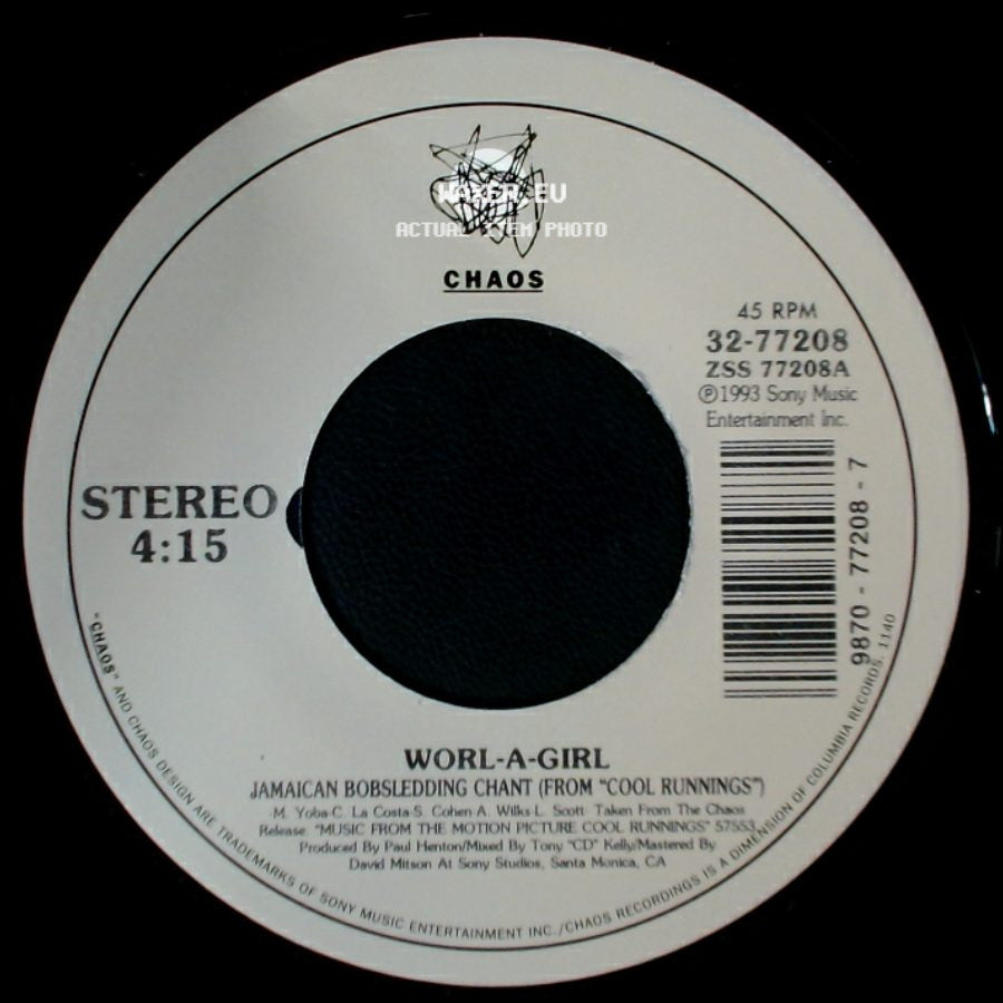 X-Amount / Worl-A-Girl - Worl-A-Girl / Jamaican Bobsledding Chant (From "Cool Runnings") side B